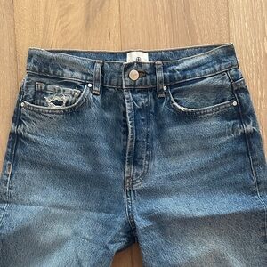 Anine Bing High Rise Blue Jeans